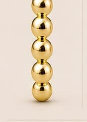 Ball Stud Earrings in 18k gold plate