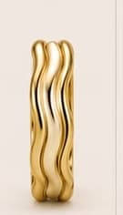 Groove Hoop Earrings in 18k gold plate