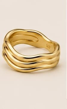 Groove Ring — worn